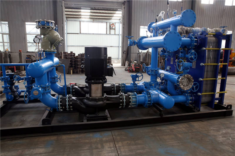 呼鋼住宅小區(qū)供熱板式換熱機組